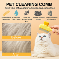 FurEase Flea Comb & Shedding Brush