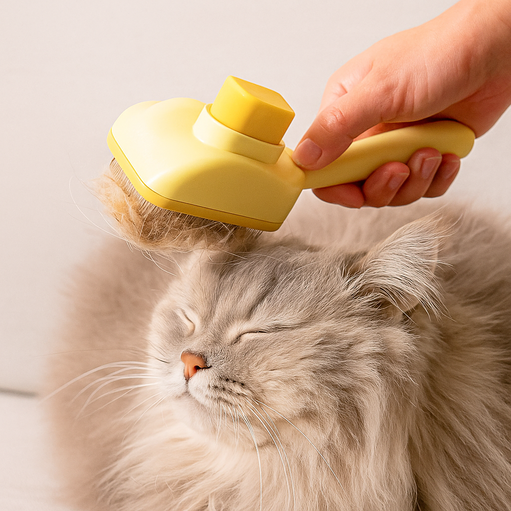 FurEase Flea Comb & Shedding Brush