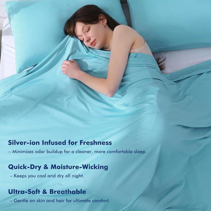 Elegear Arc-Chill 3.0 Cooling Blanket for Hot Sleepers - Lightweight, Breathable Summer Blanket with Silver Ion Technology for Sensitive Skin, Ideal for Home, Bed, Couch, and Office