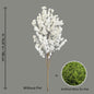 100-220Cm New Artificial Cherry Tree Plant Natural Trunk Silk Fake Leave Ornament Outdoor Faux Plant for Wedding Home Room Decor